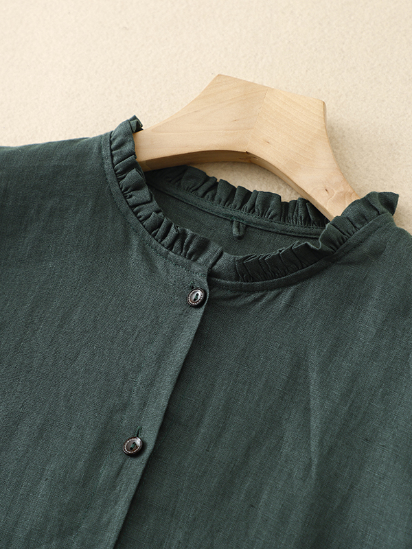 캐주얼 루즈핏 코튼 린넨 긴팔 원피스 여성 봄 가을 신 - Casual Loose Linen Shirt Dress 리뷰 및 가격