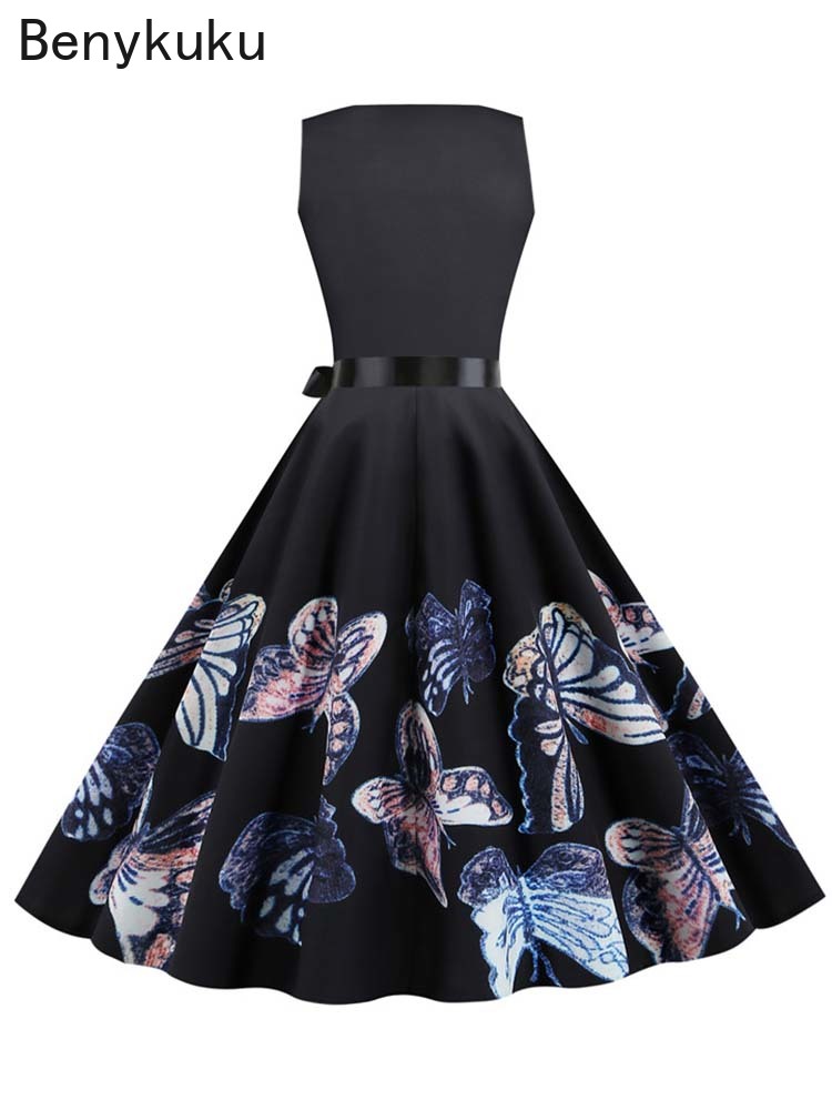 1950년대 빈티지 여름 드레스 여성 우아한 파티 드레 - French Vintage Floral Midi Dress 리뷰 및 가격