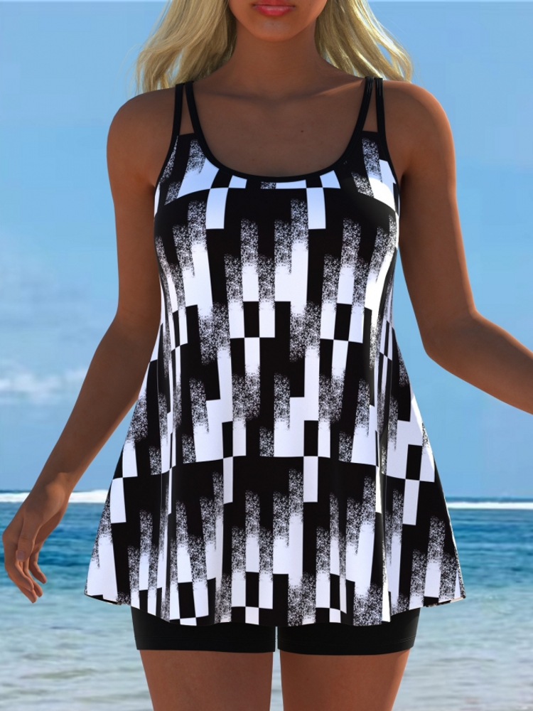 새로운 Tankini 수영복 Tankini 세트 섹시한 - Swimwear 리뷰 및 가격